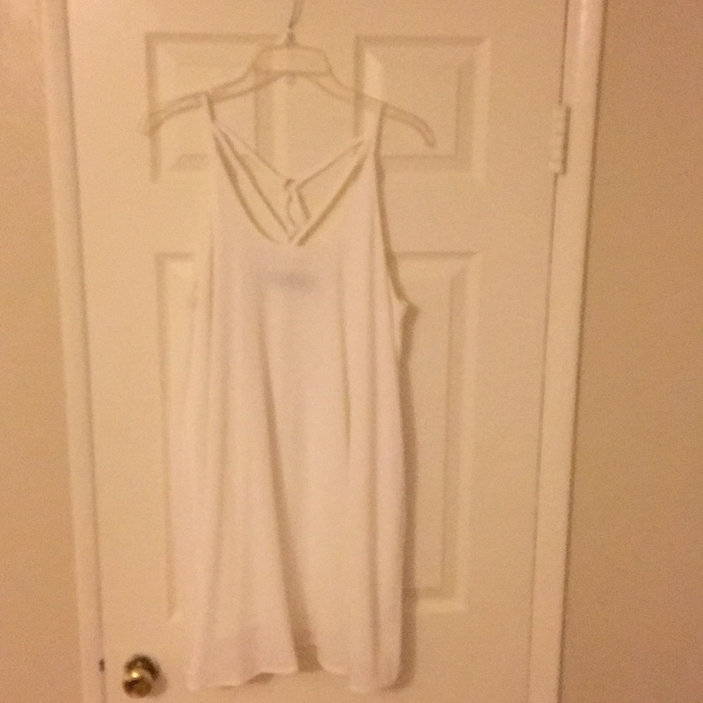 White tank dress